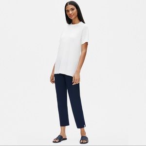 Eileen Fisher Organic Cotton Slim Fit Denim Pant